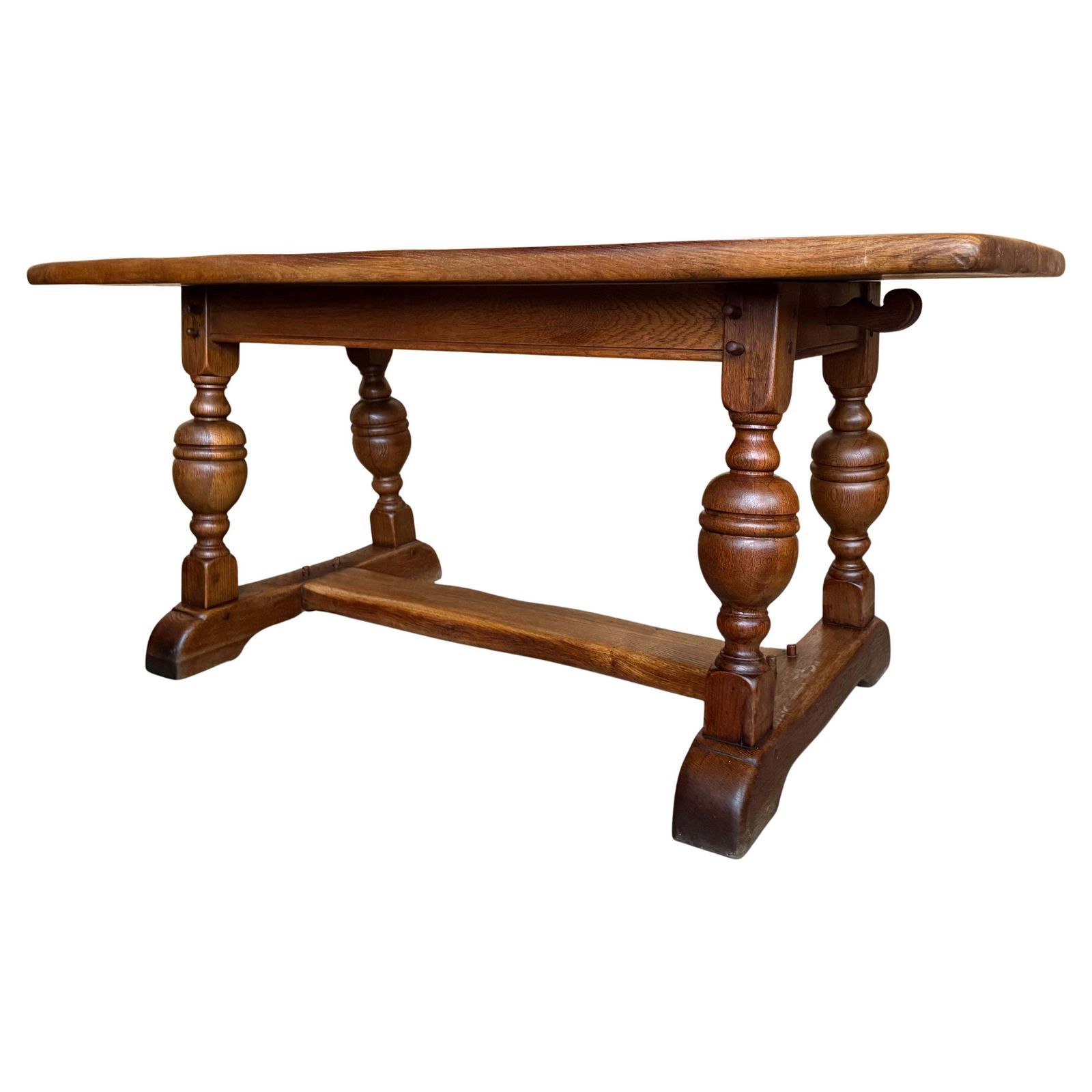 Spanish 20th Century Country Oak Rectangular Center/Dining Table