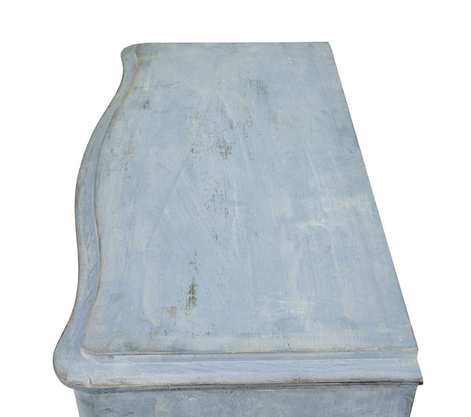 Swedish Pair Of 19th Century Painted Serpentine Shaped Chest Of Drawers photo furniture