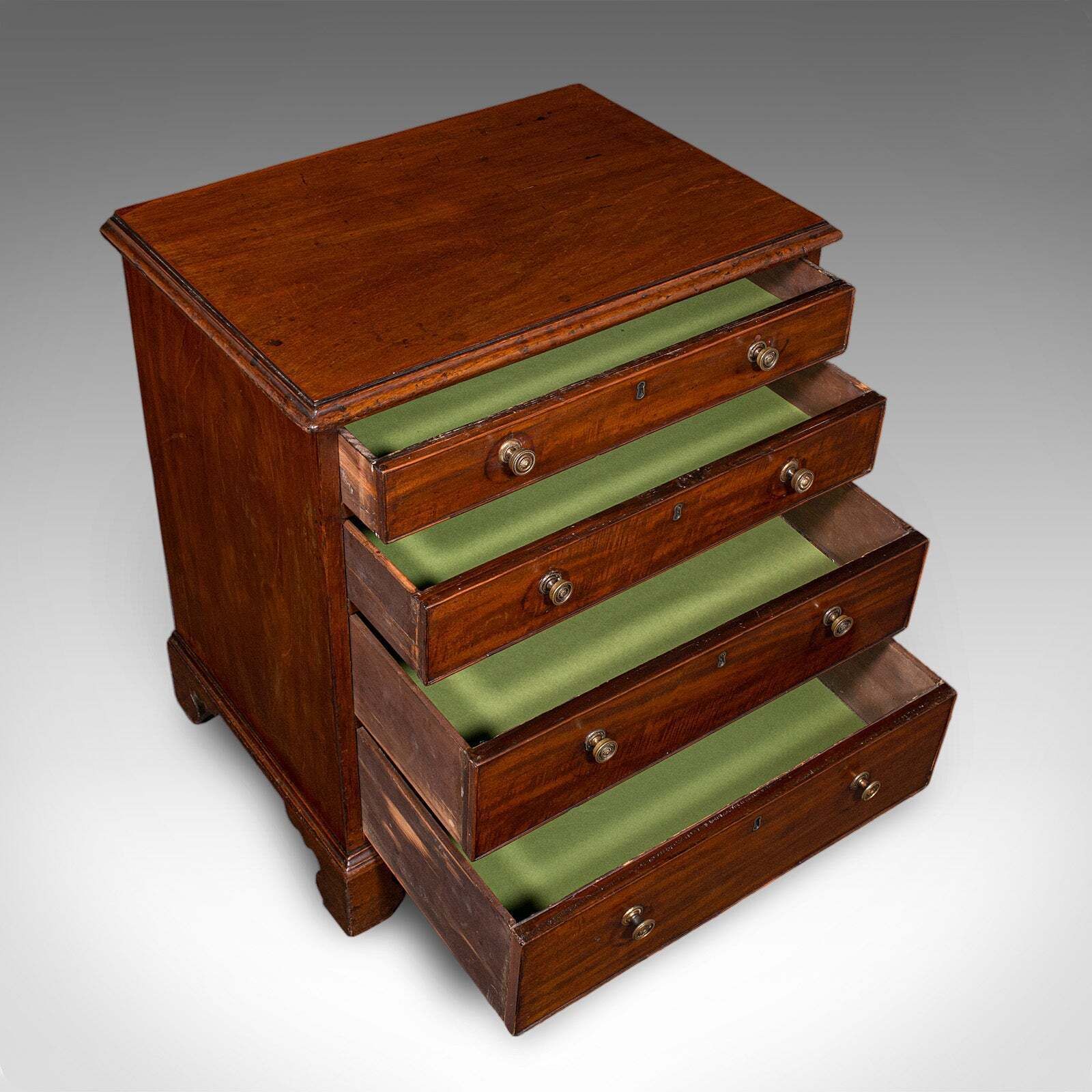 Antique Bachelor's Chest Of Drawers, English, Bedroom, Victorian, Circa 1870 photo vintage