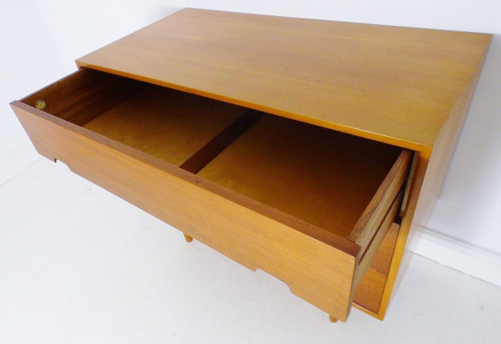 Stunning Vintage Robin Day Hille Hilleplan Unit F  Beech Chest Of Drawers photo buy