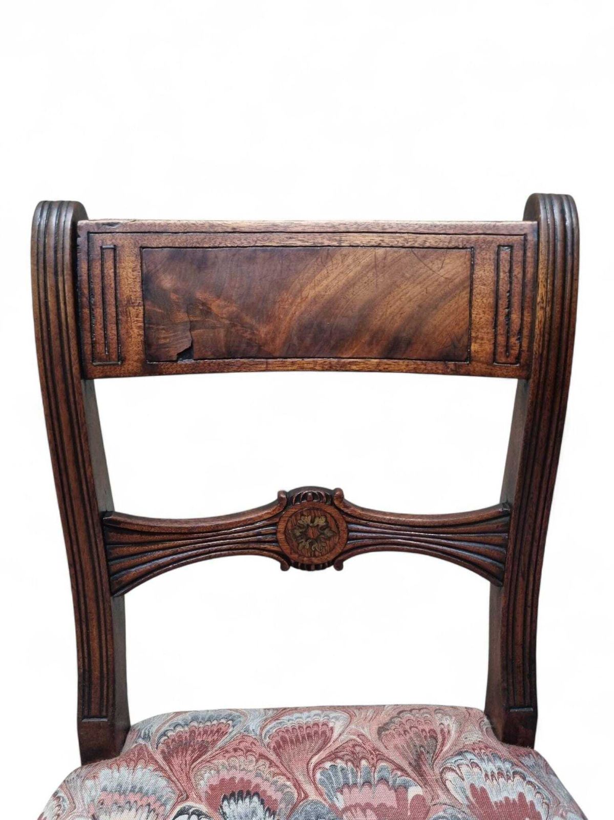 photo for sale Antique Victorian Carved Side Chairs / Set Of Three / C.1870