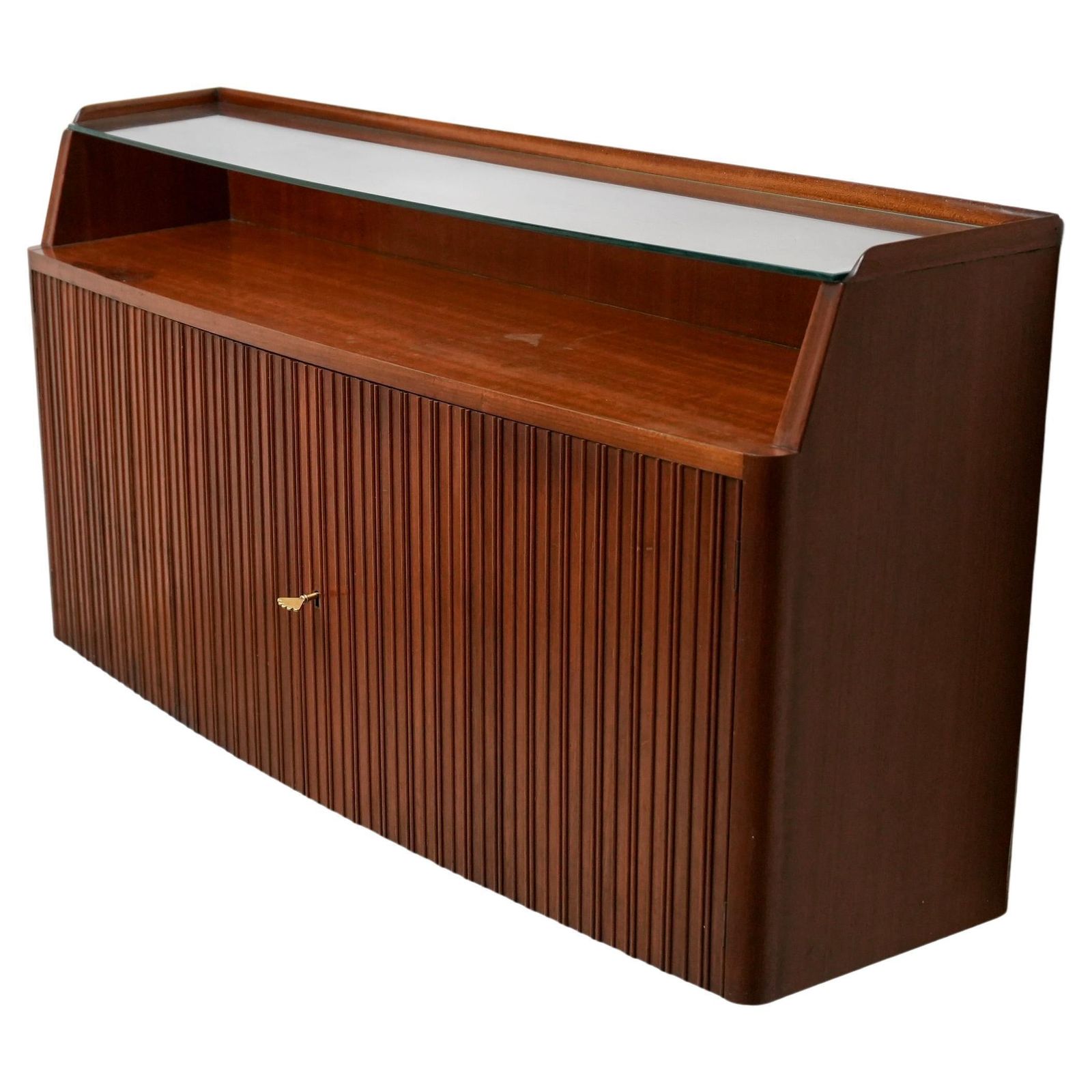 Wandmonteerbaar Dressoir Van Paolo Buffa Voor Serafino Arrighi, Italië, Jaren 1950
