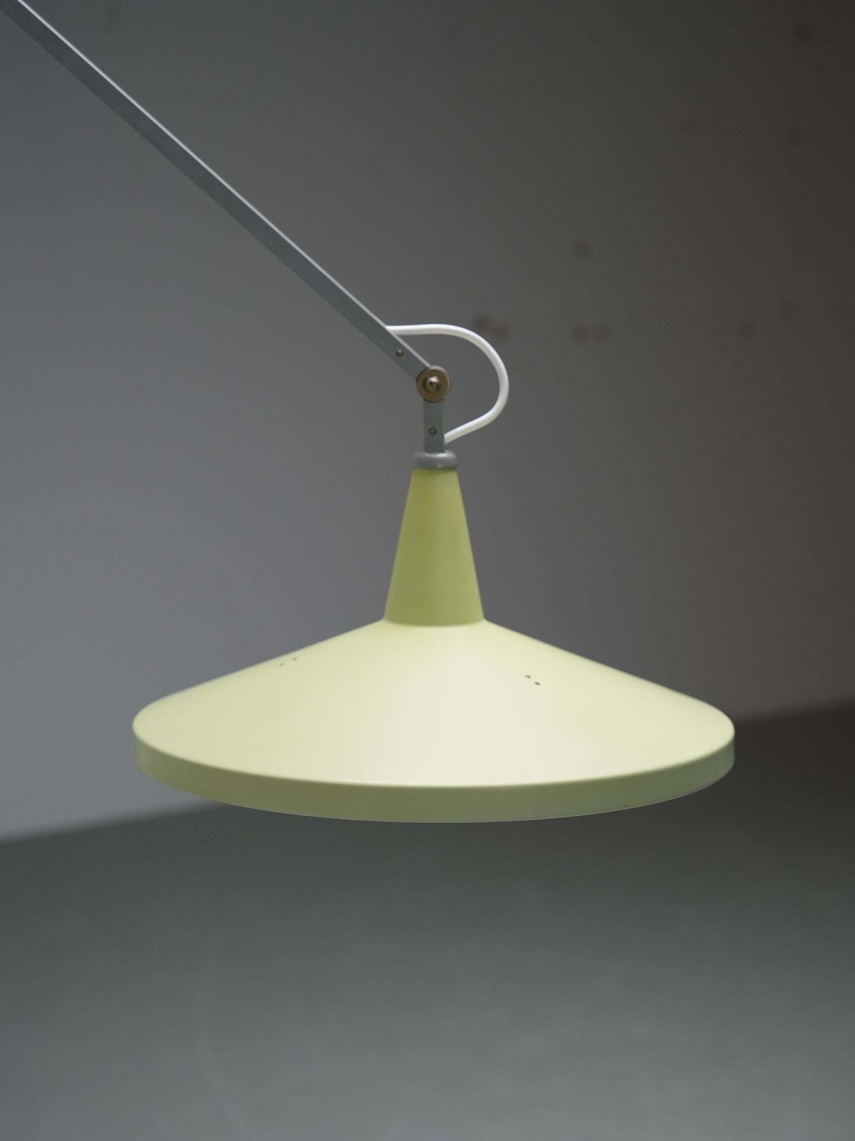 'Panama' Lamp By Rietveld And Cordemeyer In Original Painted Metal, 1955 photo for sale