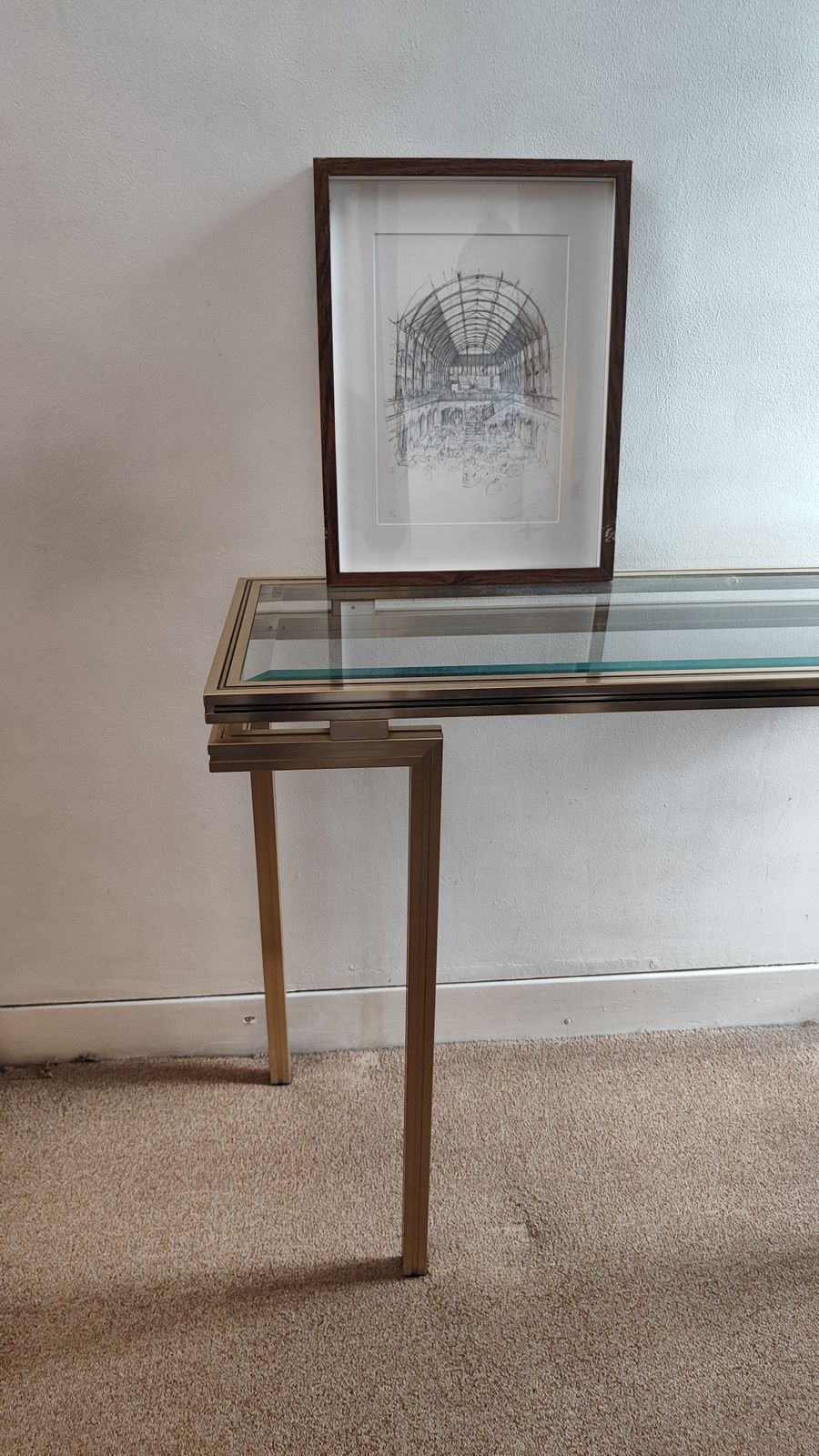 Vintage French Console By Pierre Vandel photo furniture