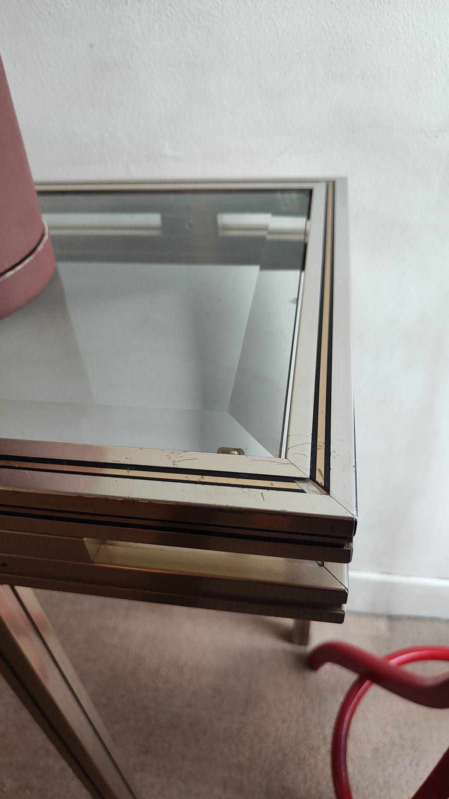 Vintage French Console By Pierre Vandel photo for sale
