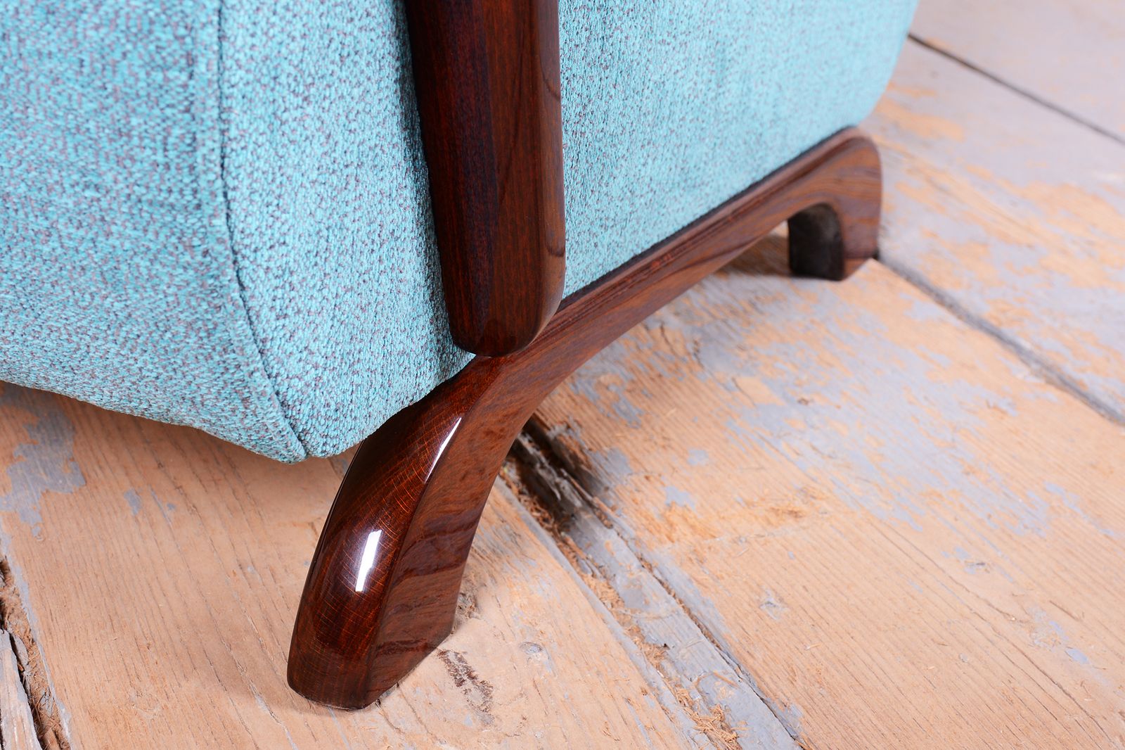 Restored Art Deco Armchair, By J. Halabala For Up Zavody, Walnut, Czech, 1930s photo 1100.0