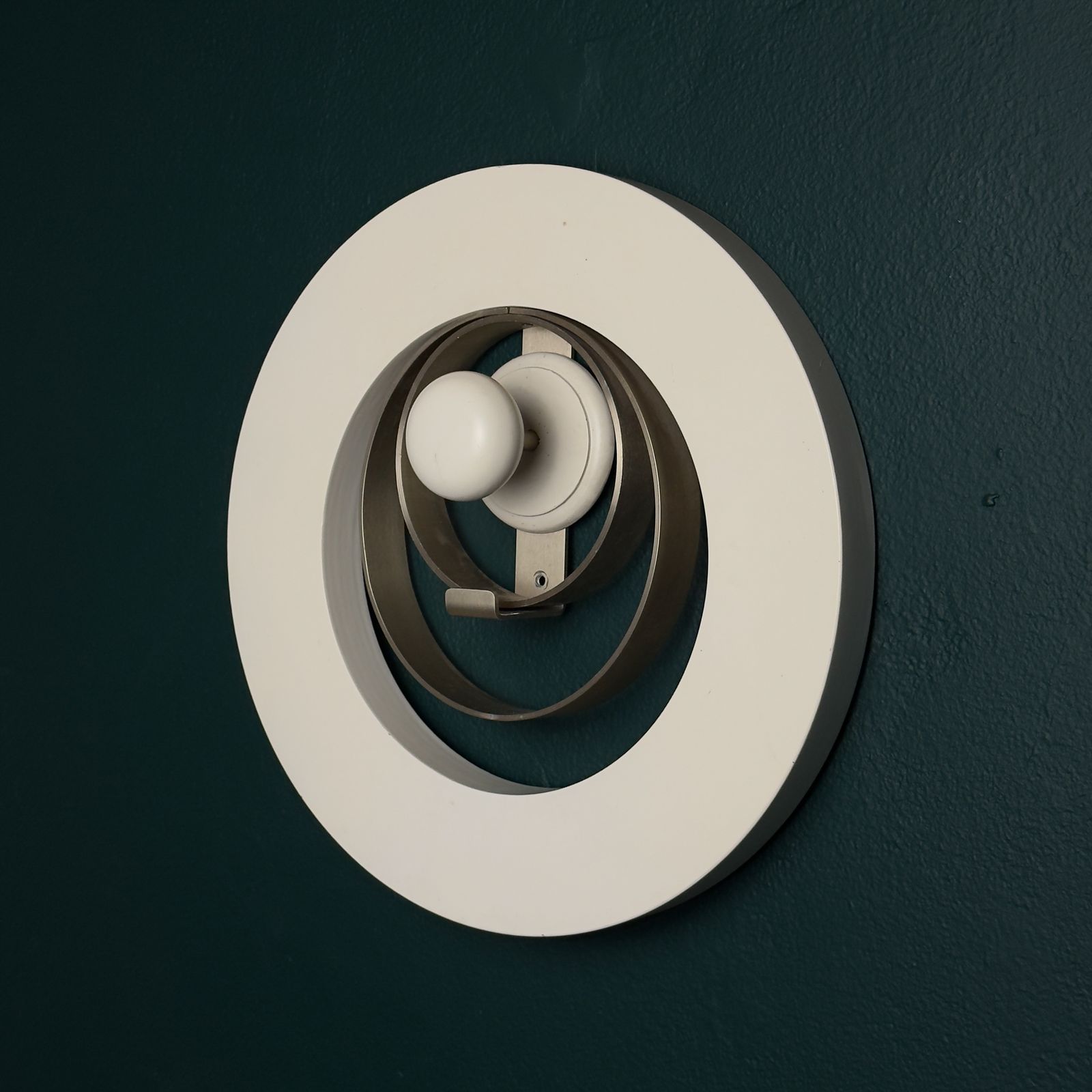 1 Of 2 Mid Century Wall Hanger Space Age, Italy, 1970s photo 290.0