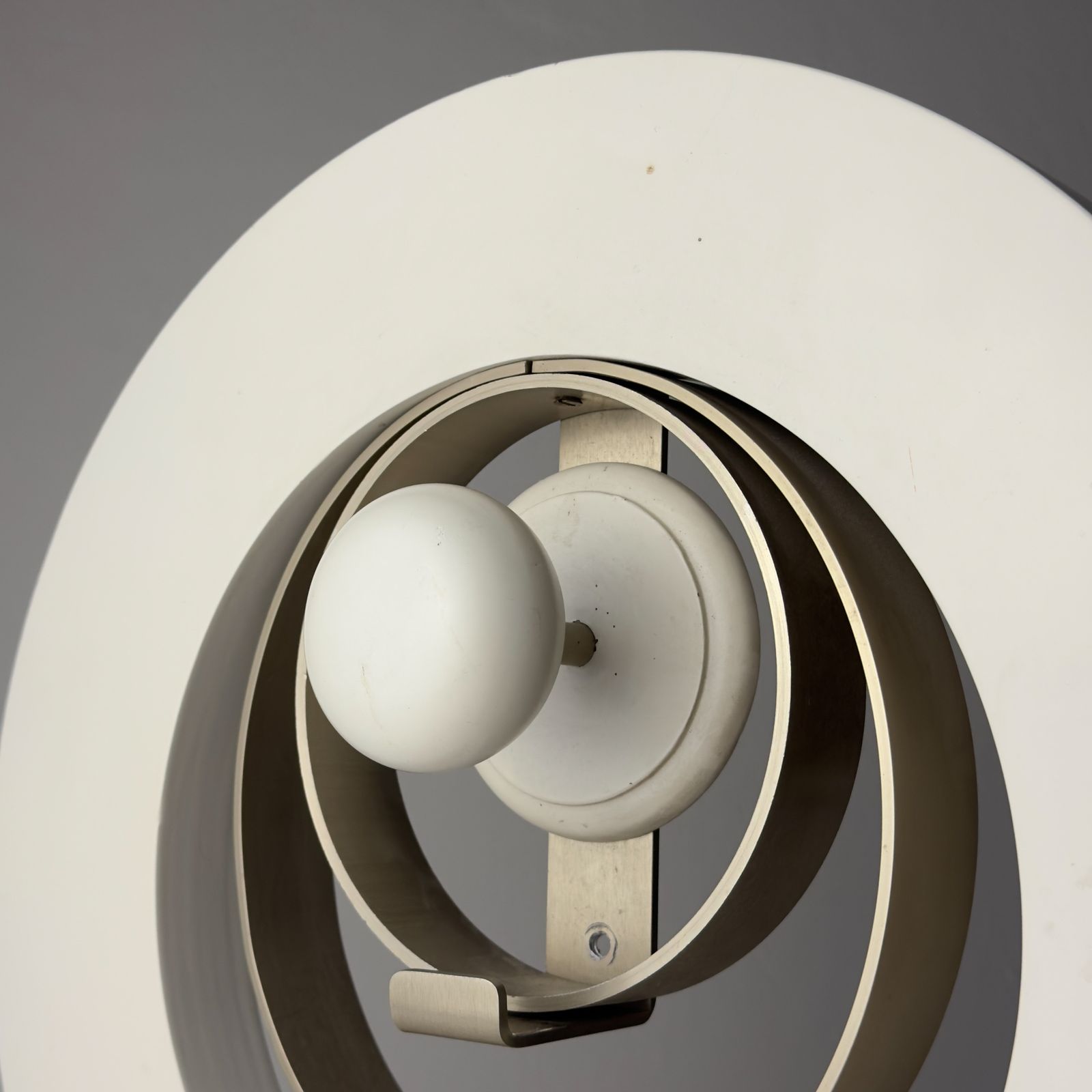 1 Of 2 Mid Century Wall Hanger Space Age, Italy, 1970s photo vintage