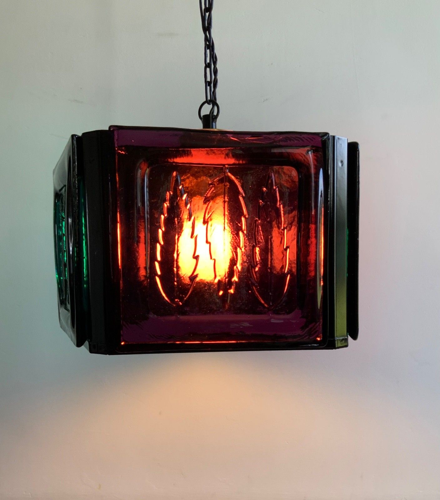 Mid Century Modern Erik Hoglund Ceiling Lamp Glass Kosta Boda 1970s photo furniture