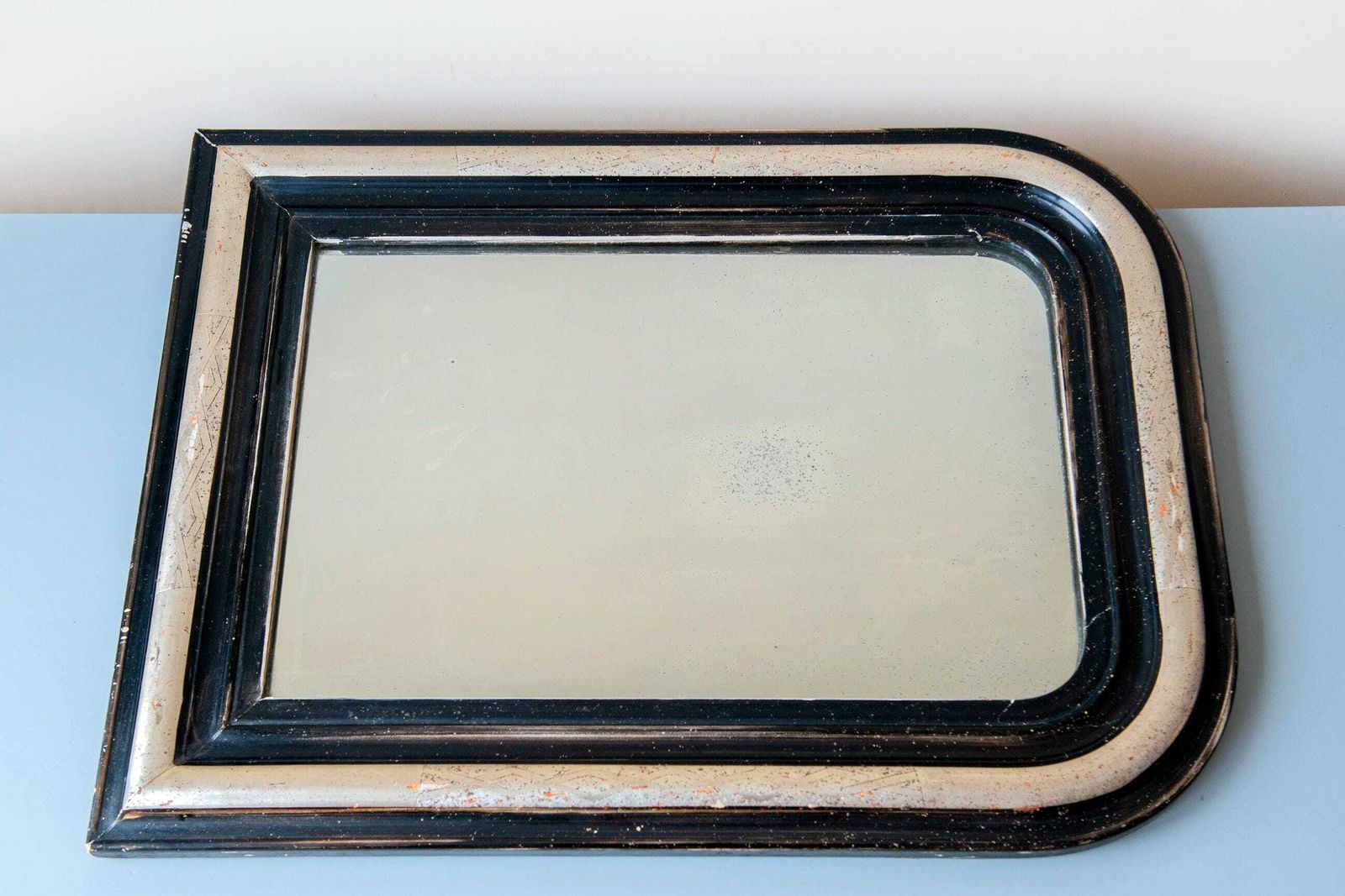 photo furniture Large Antique Arch Mirror   French Louis Philippe Mirror, 19th Century