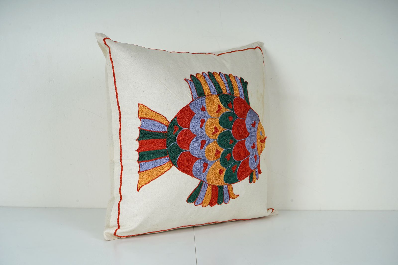 Set Of 2 Vintage Turkish Kilim Pillow Covers, Blue Brown Black Striped Handmade Cushions photo for sale