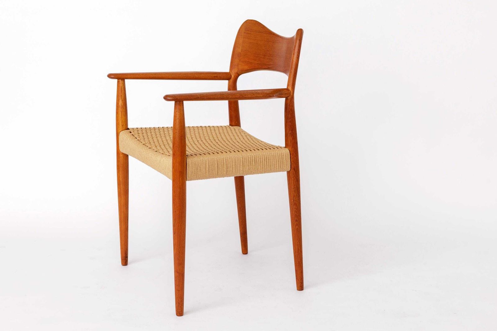 Rare Danish Teak Armchair By Arne Hovmand Olsen For Mogens Kold, 1960s Vintage photo 862.0