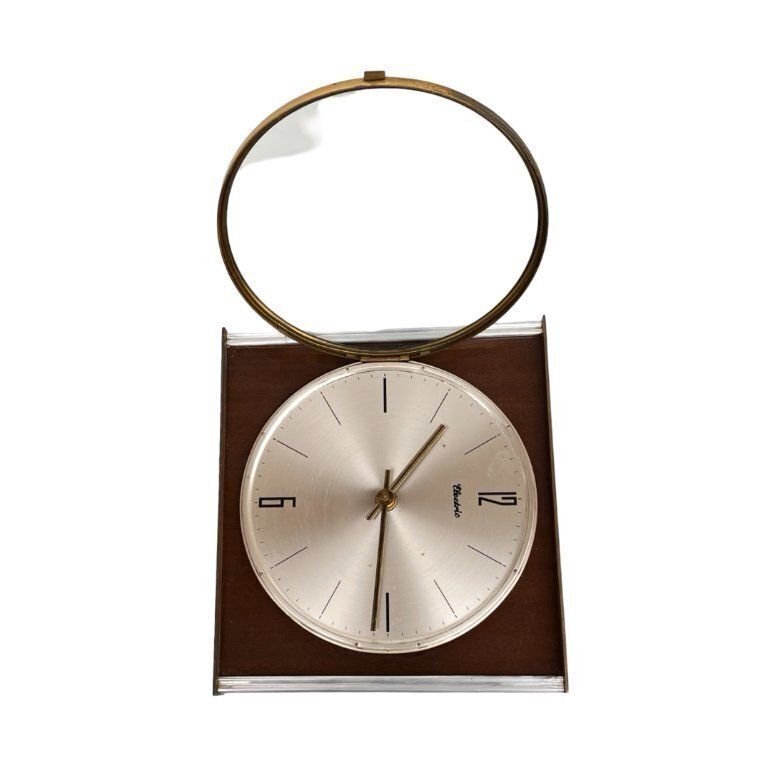 Blessing Electric Wall Clock, Germany, 1960s–1970s – Mid Century Modern Style photo vinterior