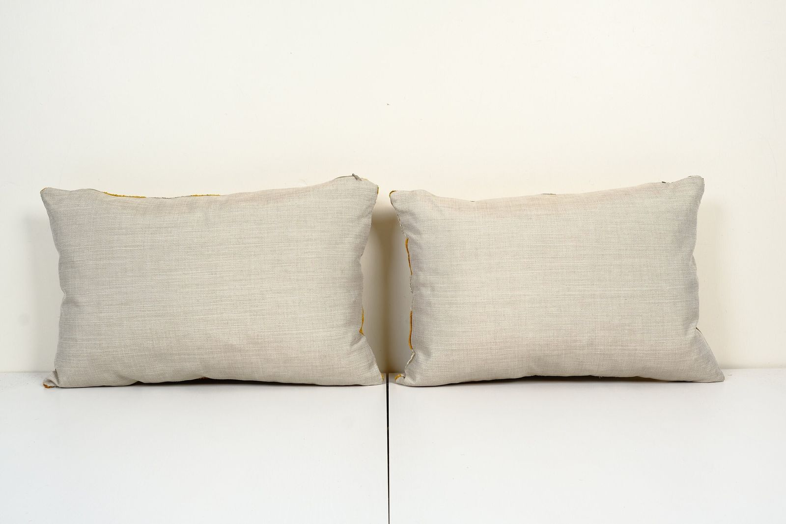 Yellow Polka Dot Velvet Pillow Cover, Set Of 2, Geometric Ikat Pillowcase photo furniture