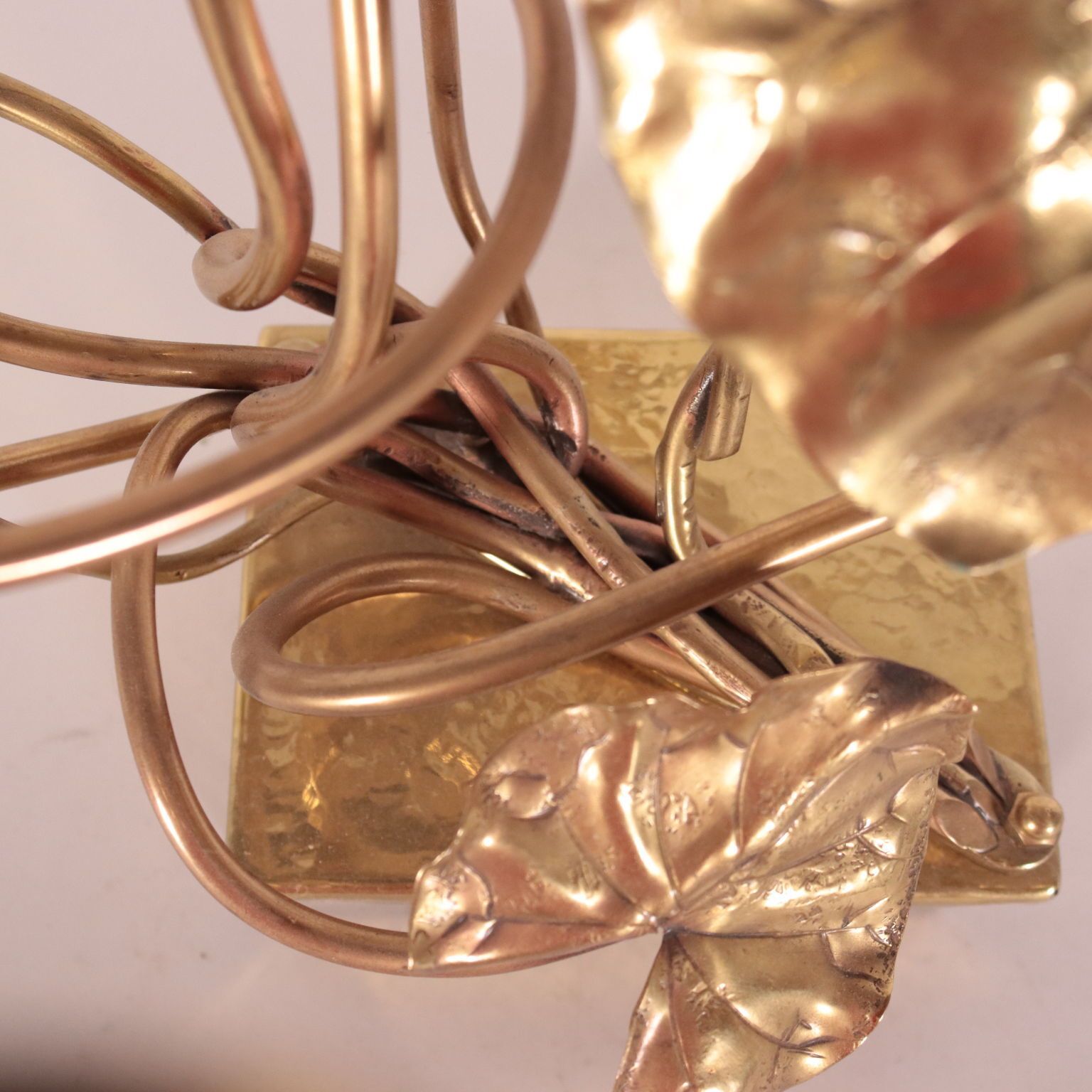 photo furniture Pair Of Sculptures Maison Jensen Style Brass France 1970s
