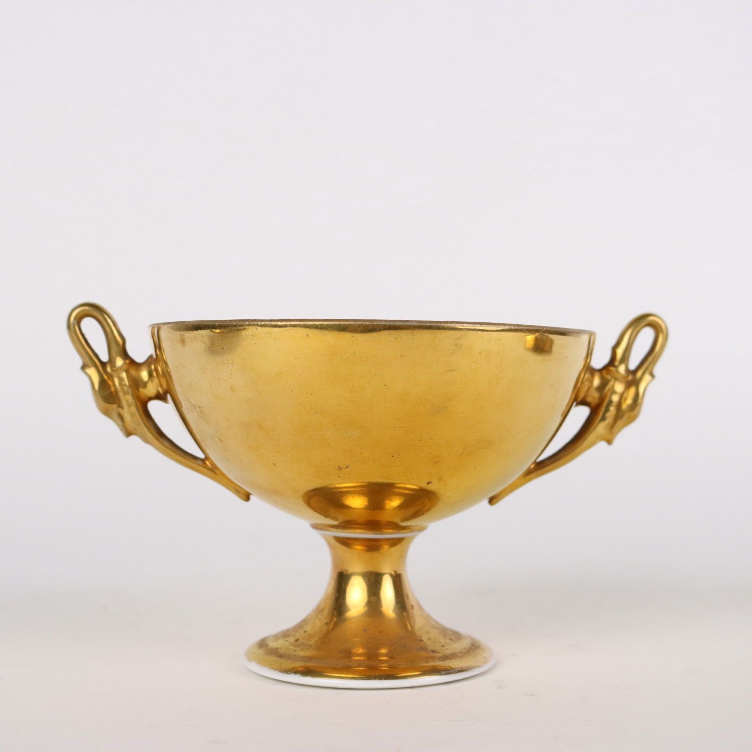 photo for sale Ancient Sugar Bowl Porcelain R. Giovine Europe '800 Ceramics