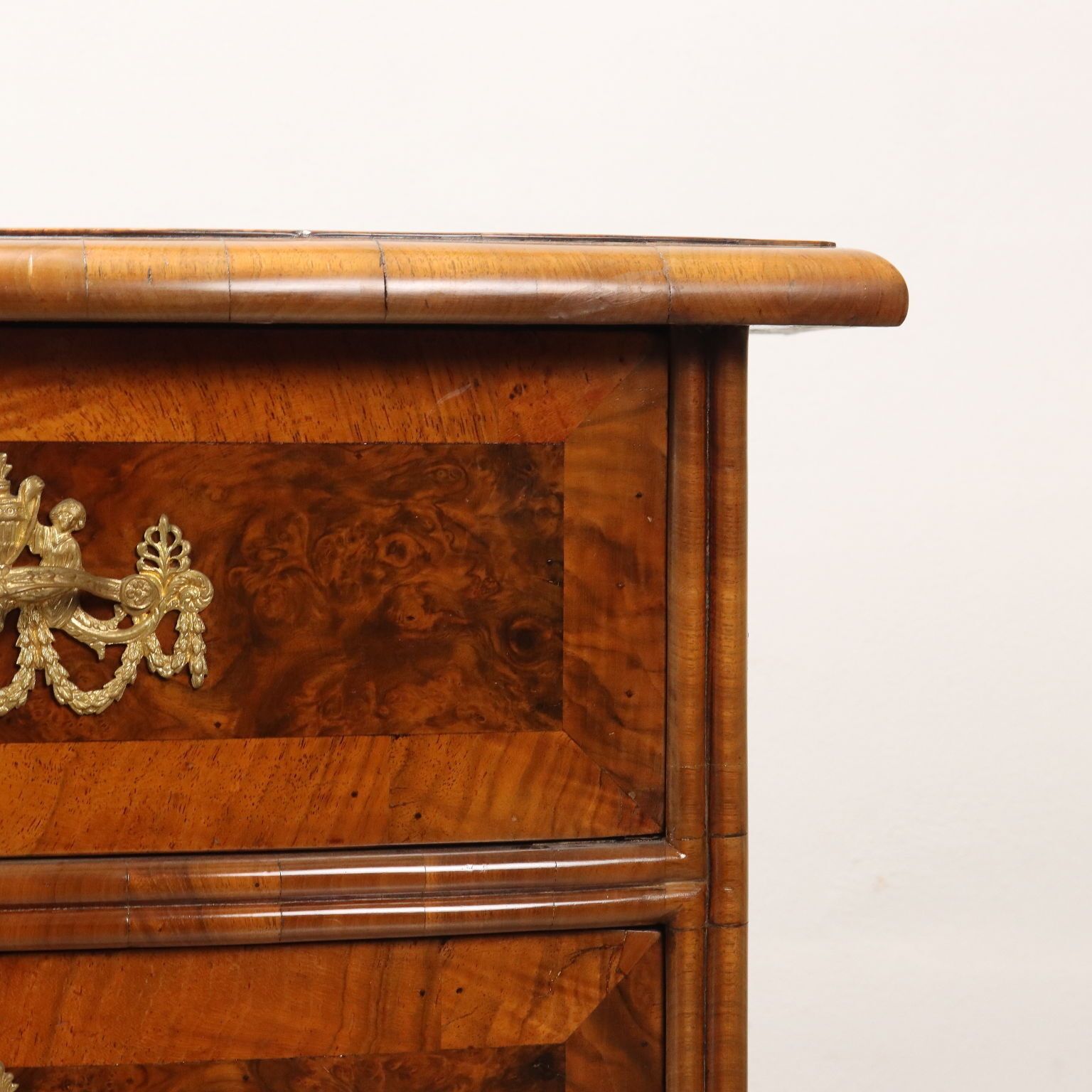 Antique Demi Lune Chest Of Drawers Walnut Netherlands XVIII Century photo Furniture