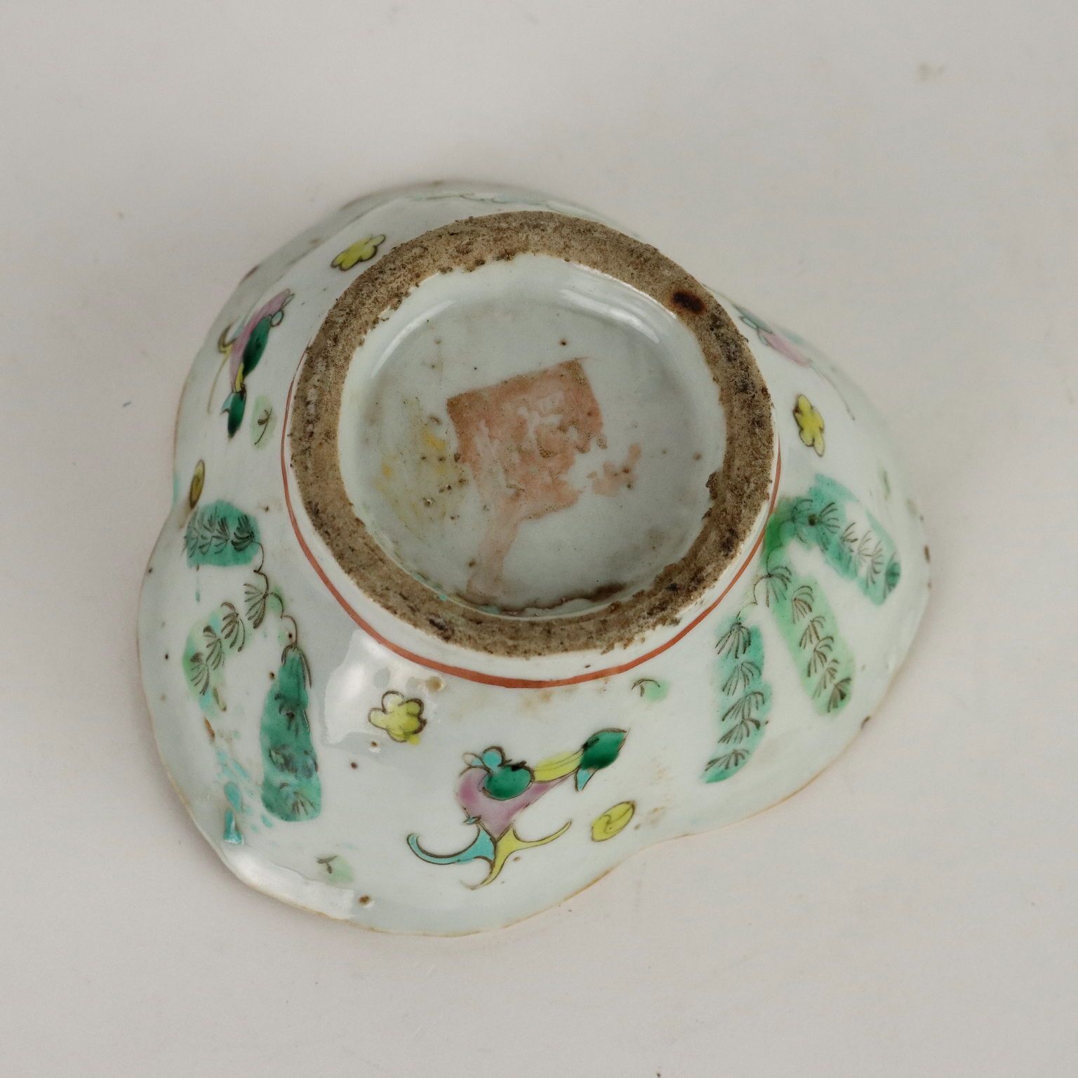 Antique Porcelain Bowl China Late Qing Era (1644 1911) photo vinterior
