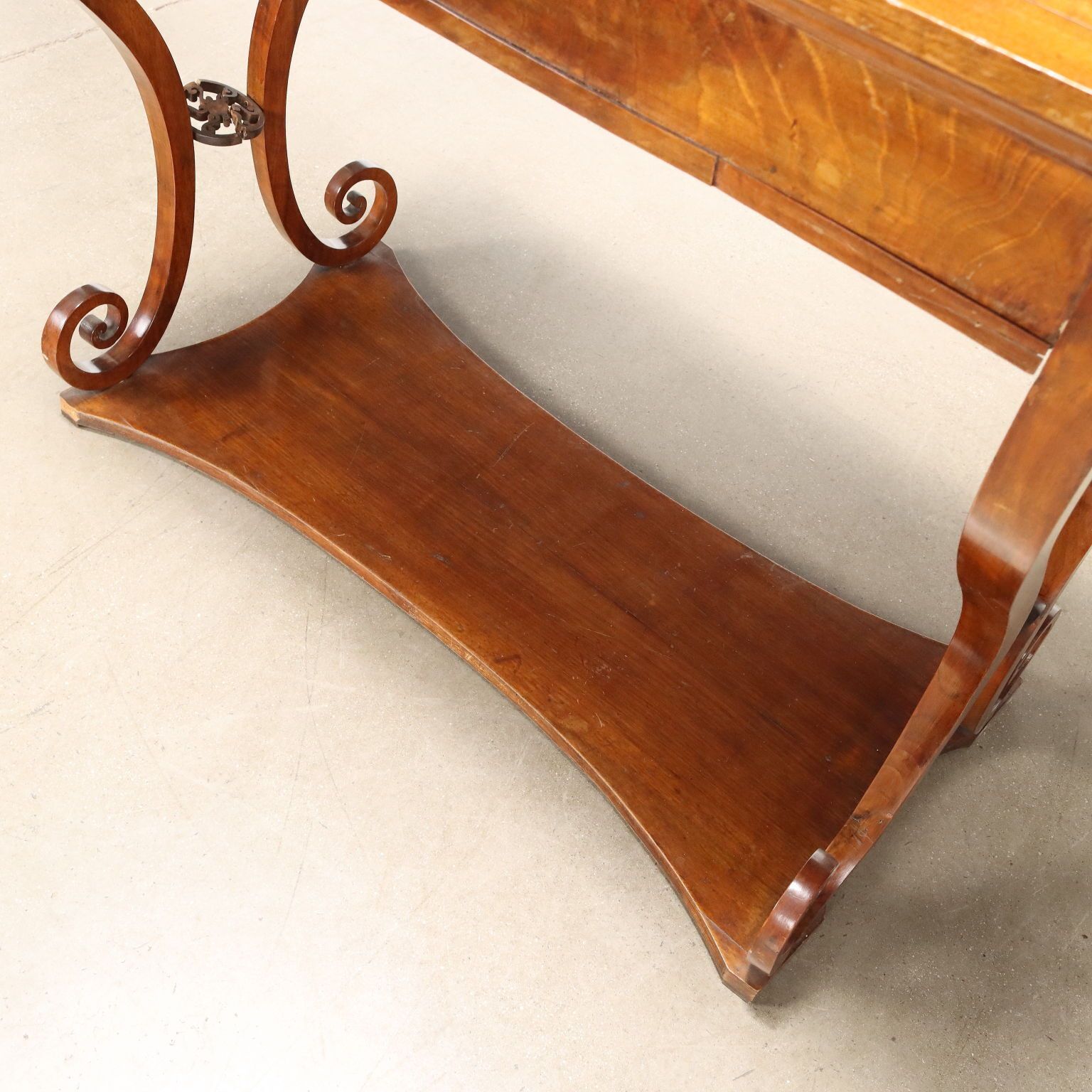 Antique Writing Desk Walnut Italy Late XIX Century photo buy