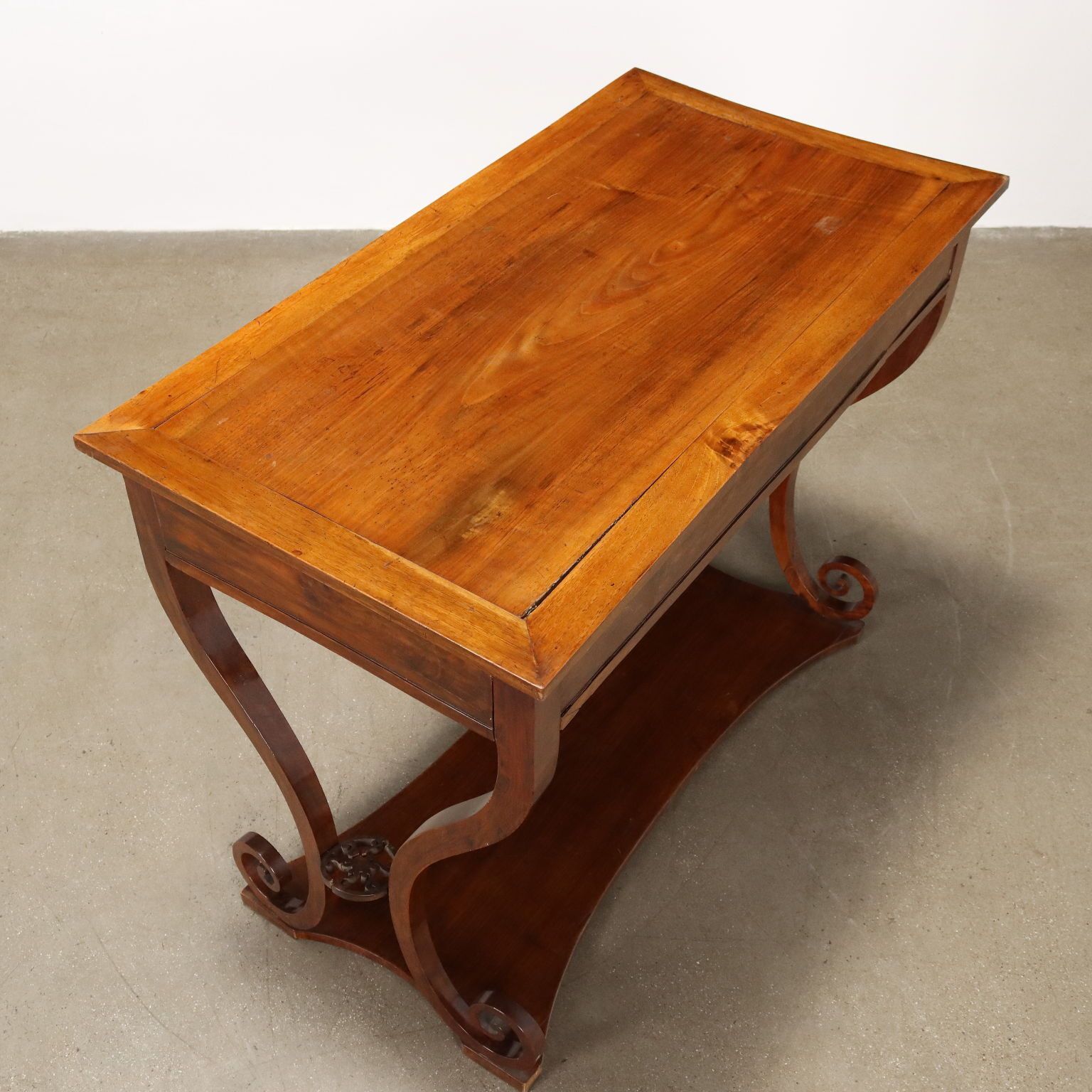 Furniture Antique Writing Desk Walnut Italy Late XIX Century photo