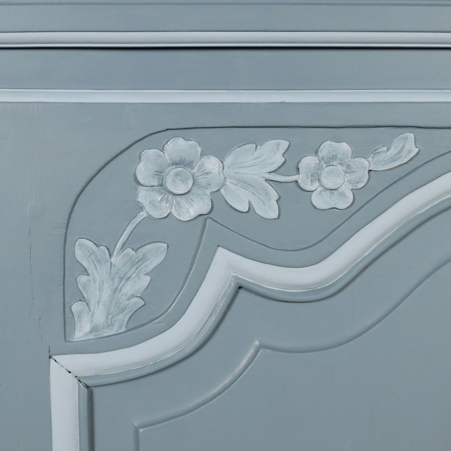 Cupboard Rococo Style Cherrywood France XX Century photo vintage