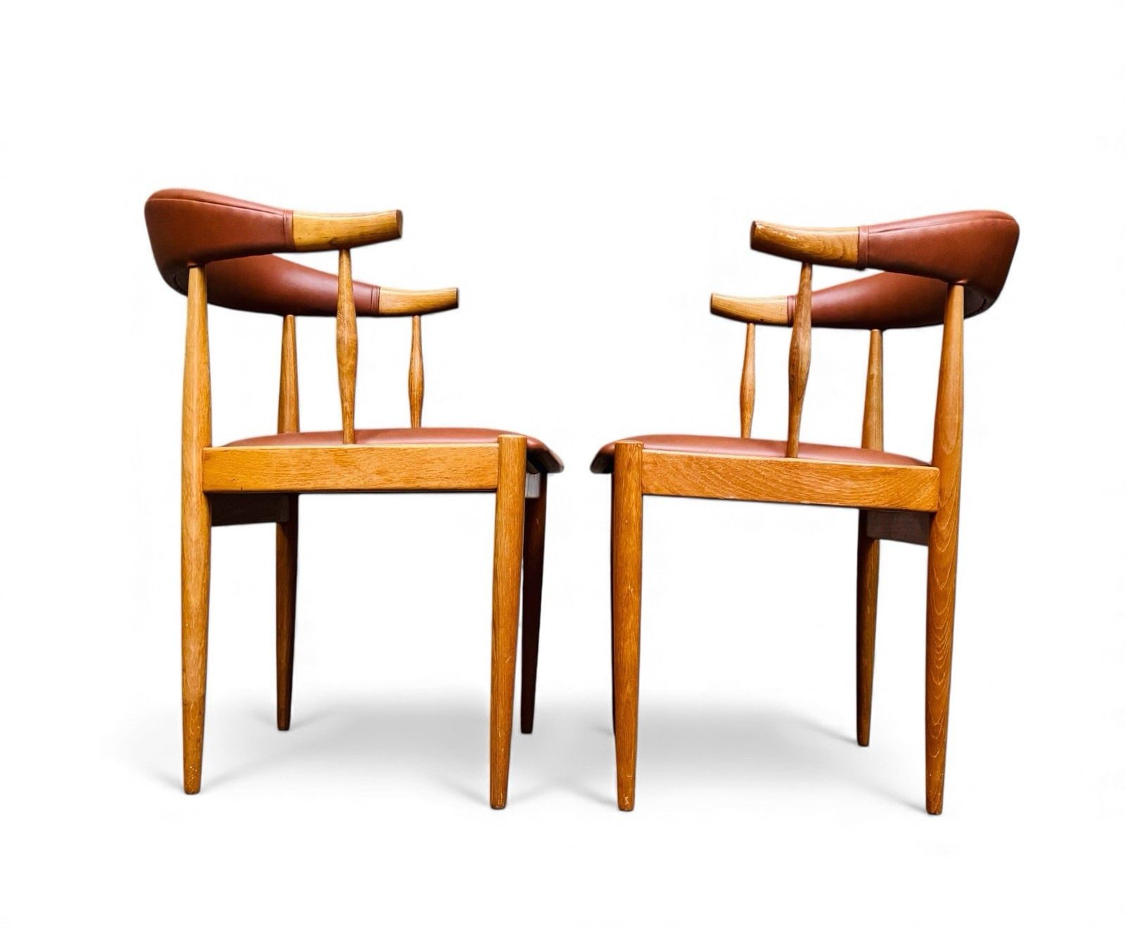 Pair Of Johannes Anderson Teak Dining Chairs Model Ba113 Mid Century C1960s photo furniture
