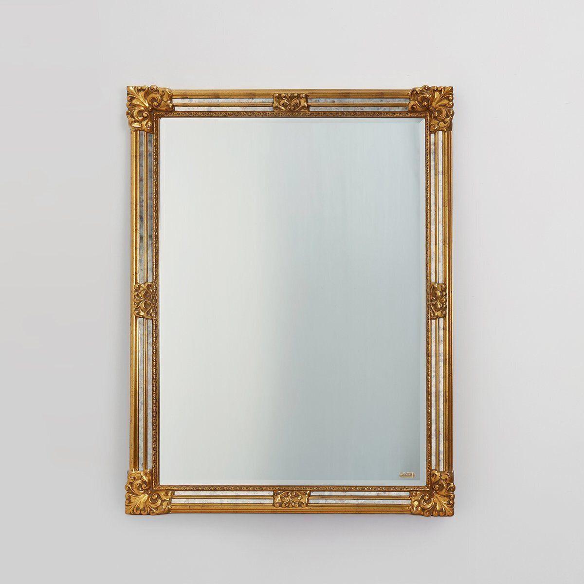 Large 20th Century Baroque Wall Mirror From Deknudt, Belgium, 1950s