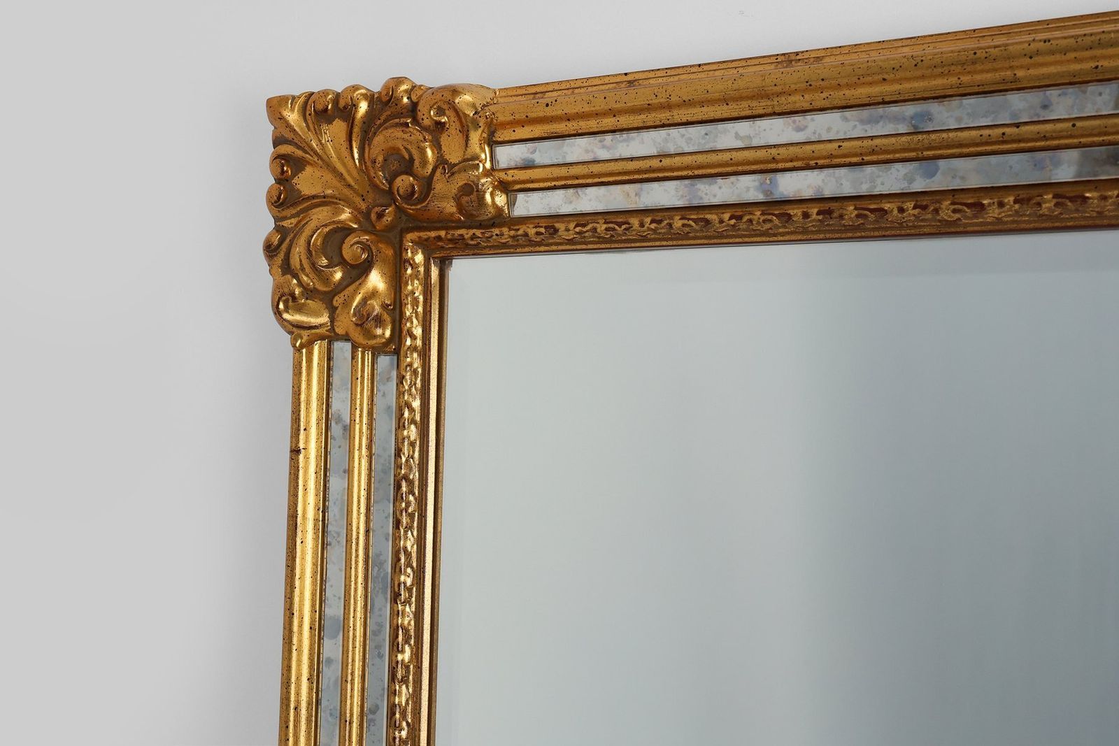 Large 20th Century Baroque Wall Mirror From Deknudt, Belgium, 1950s photo 1614.0