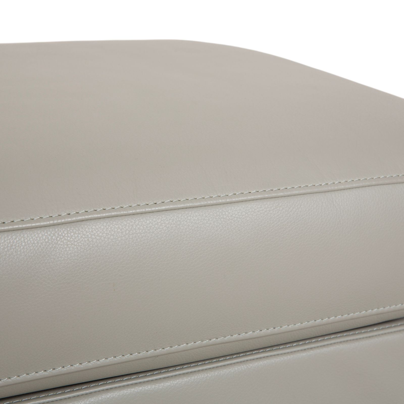 Tabouret Fsm Clarus en cuir gris pebble photo for sale