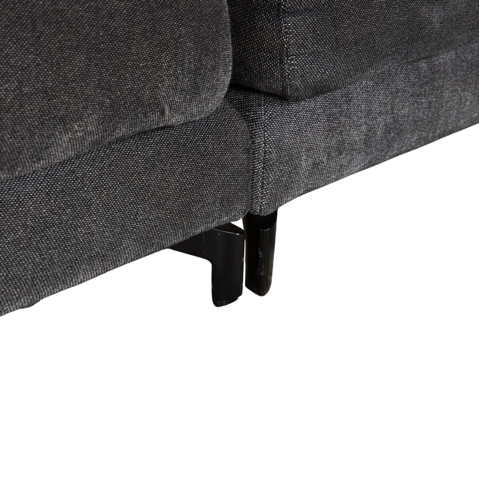 Canapé Rolf Benz Nuvola 4 places en tissu gris anthracite photo 1452.0