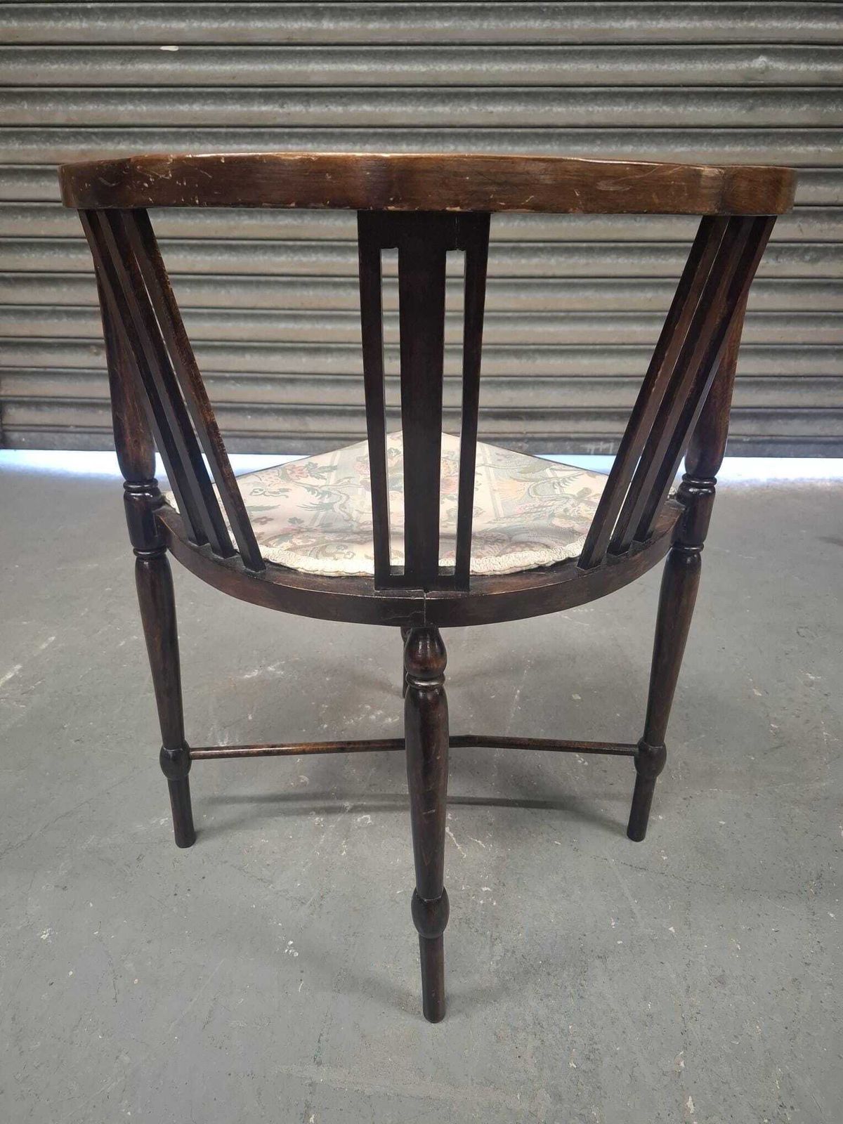 Edwardian Mahogany Inlaid Bedroom Corner Chair photo buy