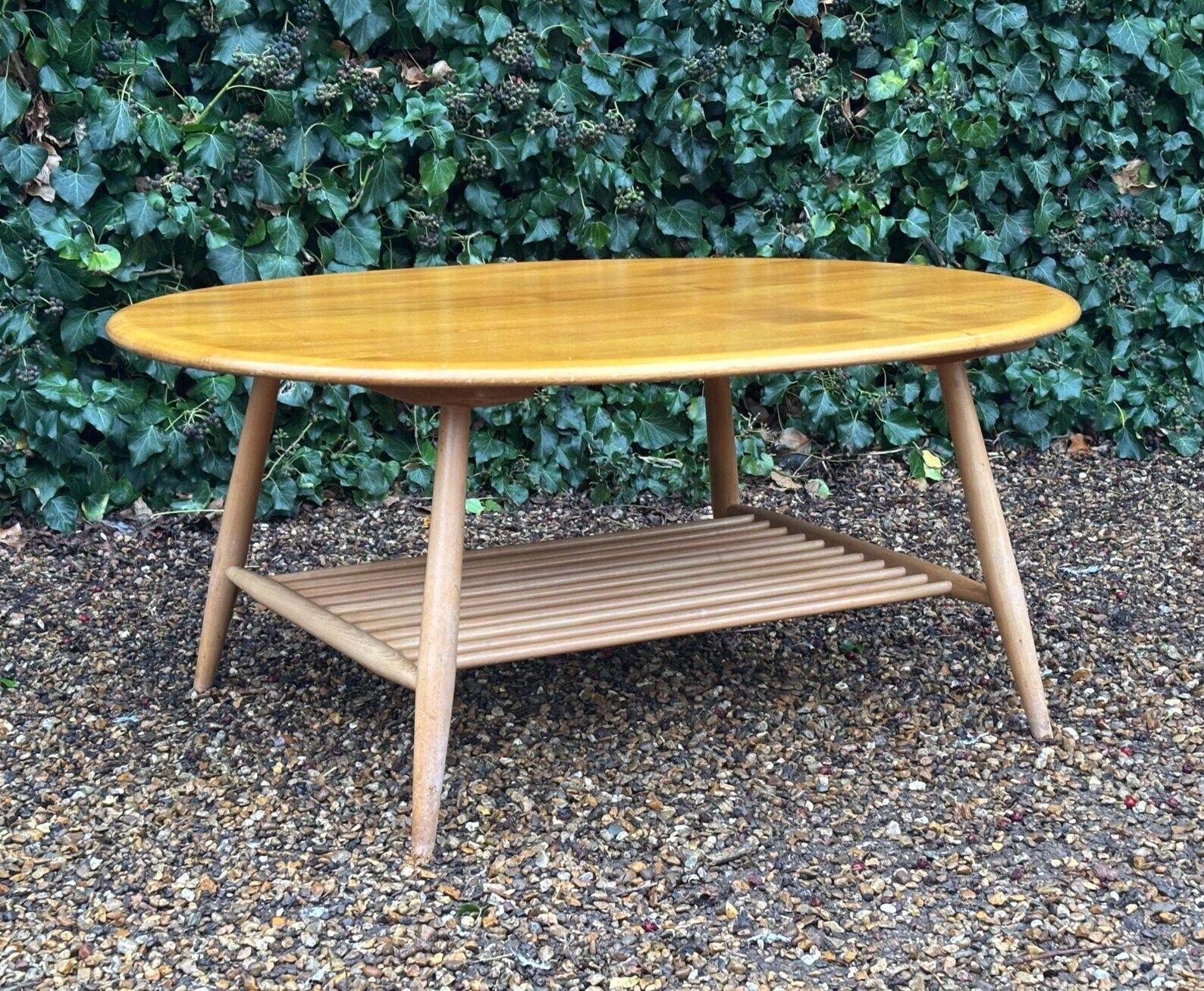 Vintage Ercol Model 454 Oval Coffee Table photo 540.0