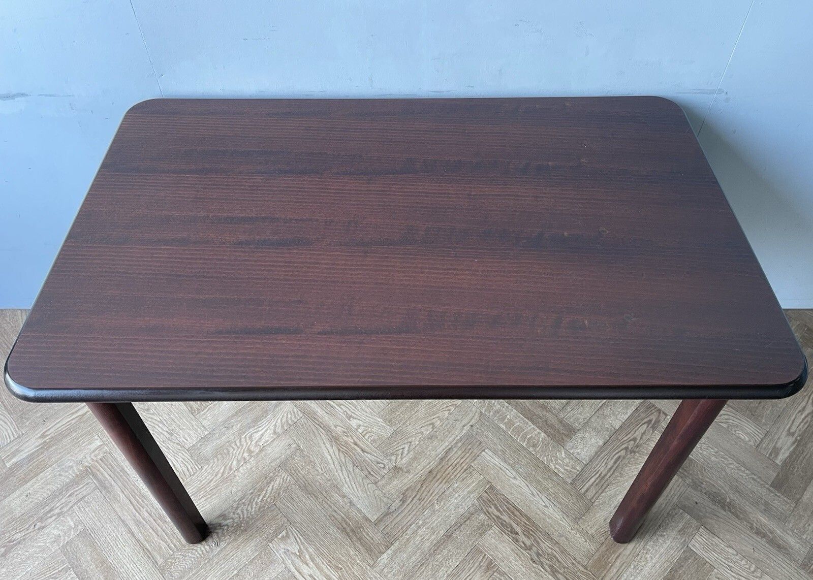 Vintage Mid Century Modern Danish Dining Table And 4 Dining Chairs photo Furniture