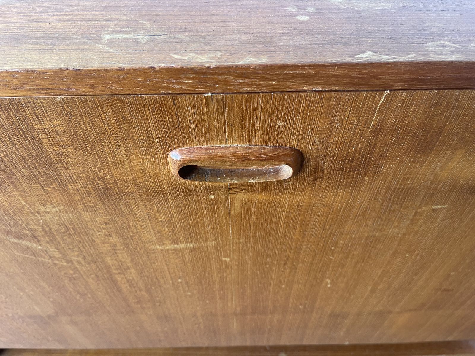 Mid Century Modern Vintage Retro Teak Writing Bureau Desk Cabinet photo vinterior