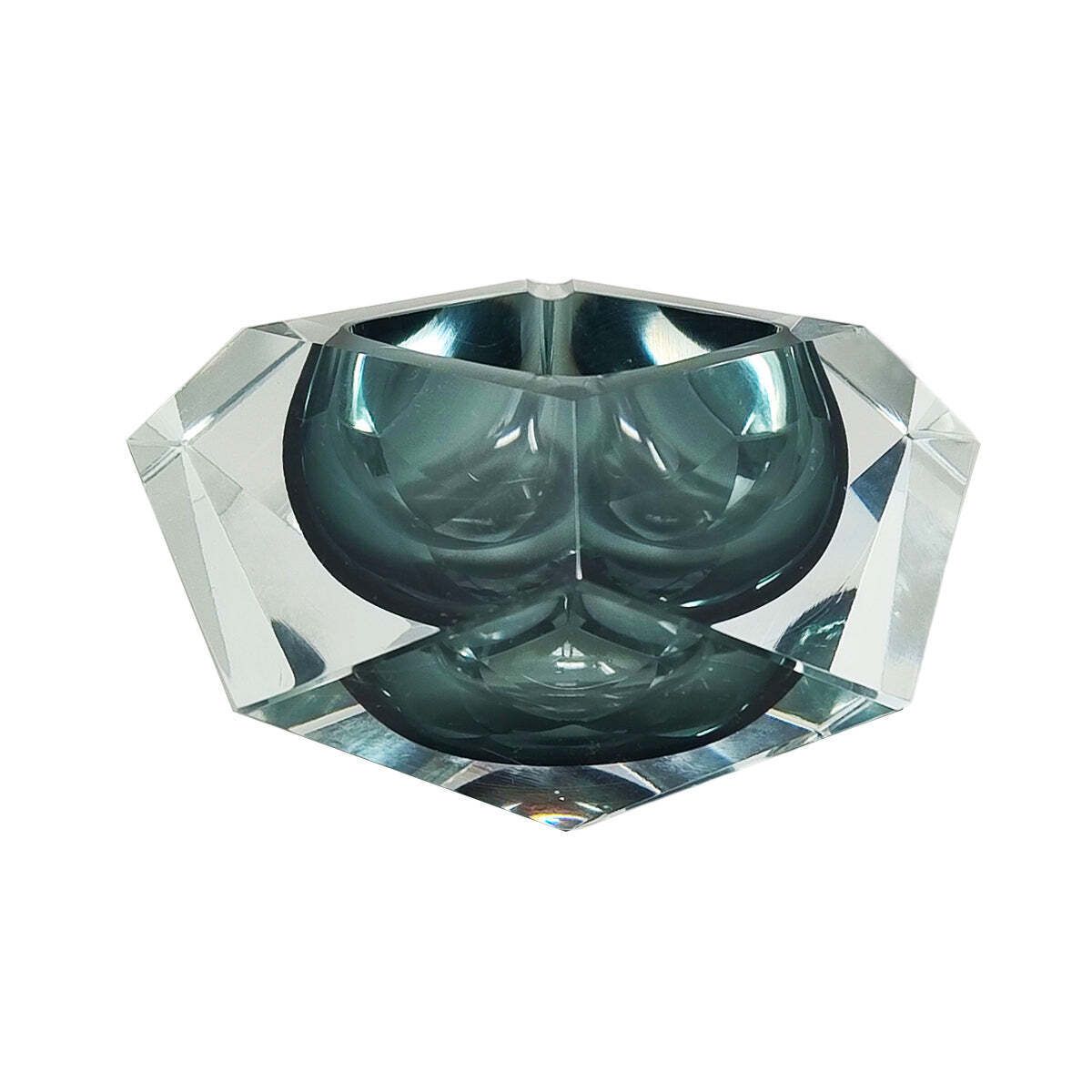 1960s Astonishing Grey Ashtray Or Catch All By Flavio Poli For Seguso