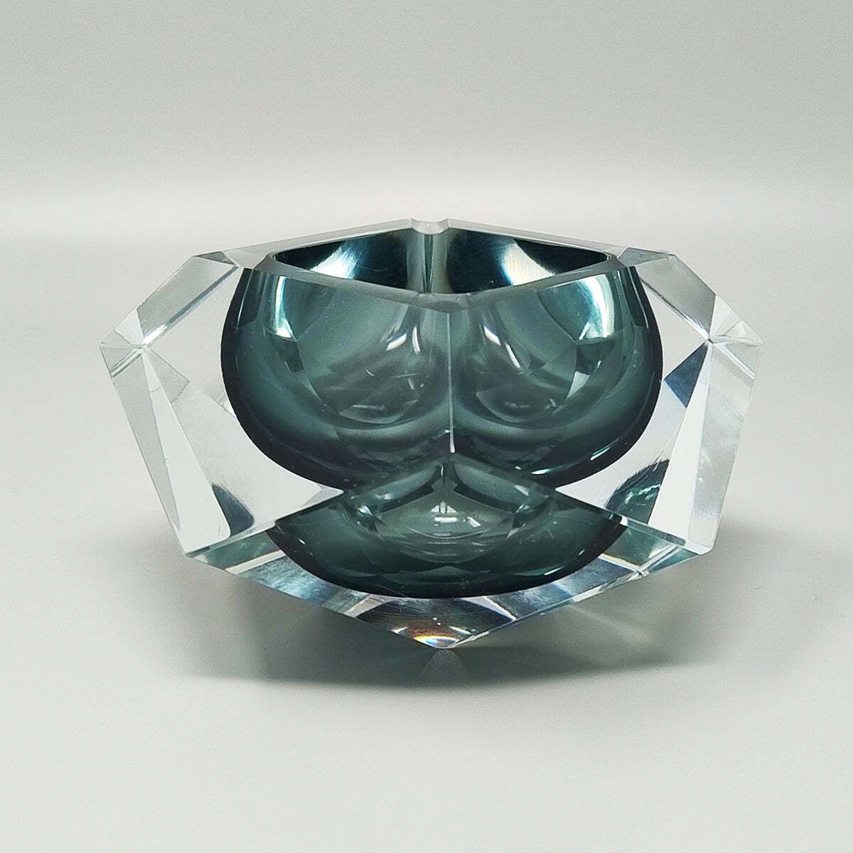1960s Astonishing Grey Ashtray Or Catch All By Flavio Poli For Seguso photo furniture