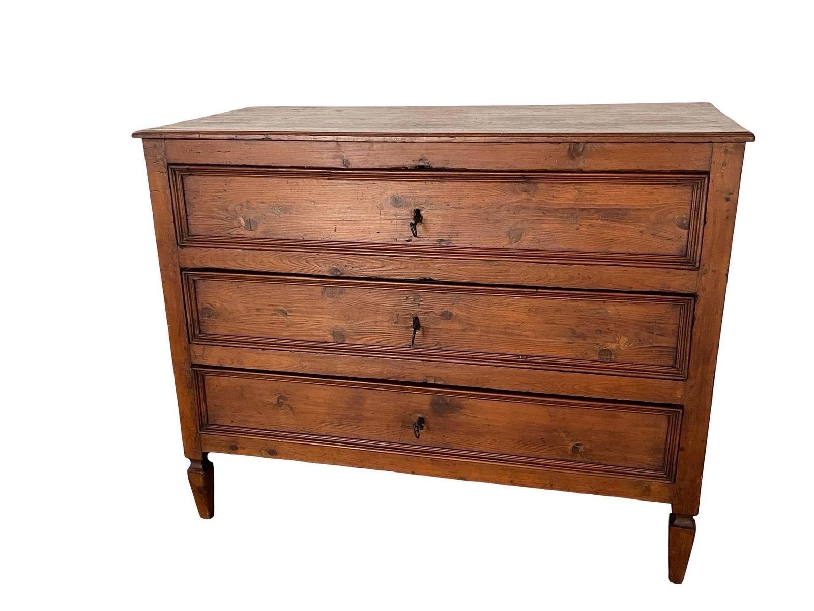 photo furniture 19th Century Pine Italian Chest Of Drawers / Commode / Dresser