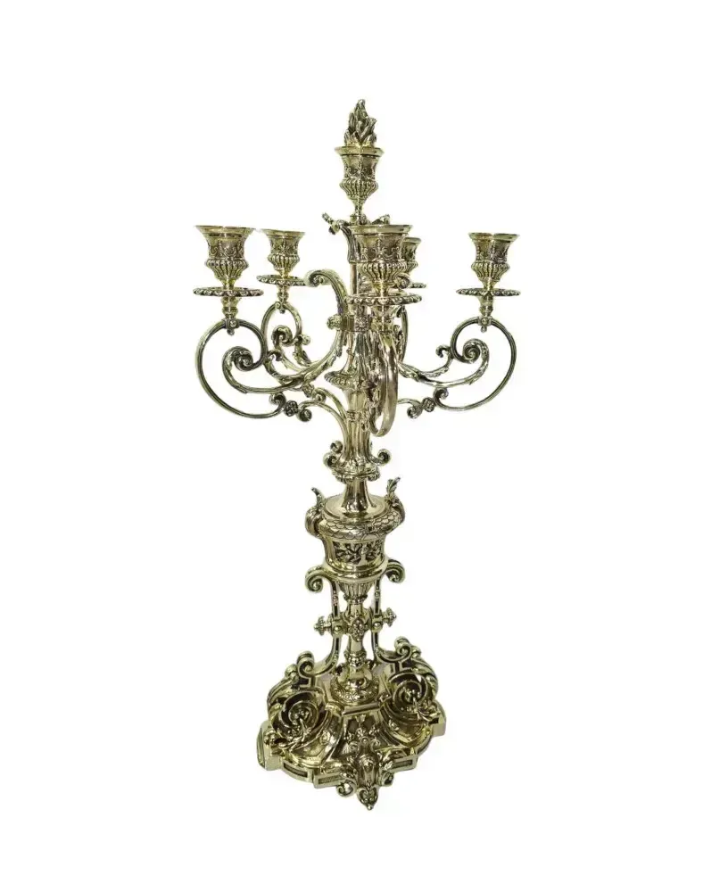 A Very Rare Large 19th Century French Bronze Clock Garniture Set Fully Restored And Polished photo Home Decor