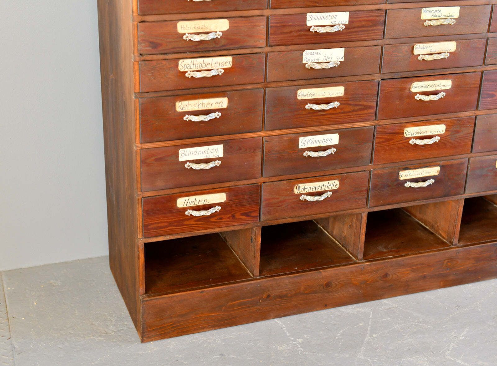 Art Nouveau Ironmongers Drawers Circa 1910 photo furniture