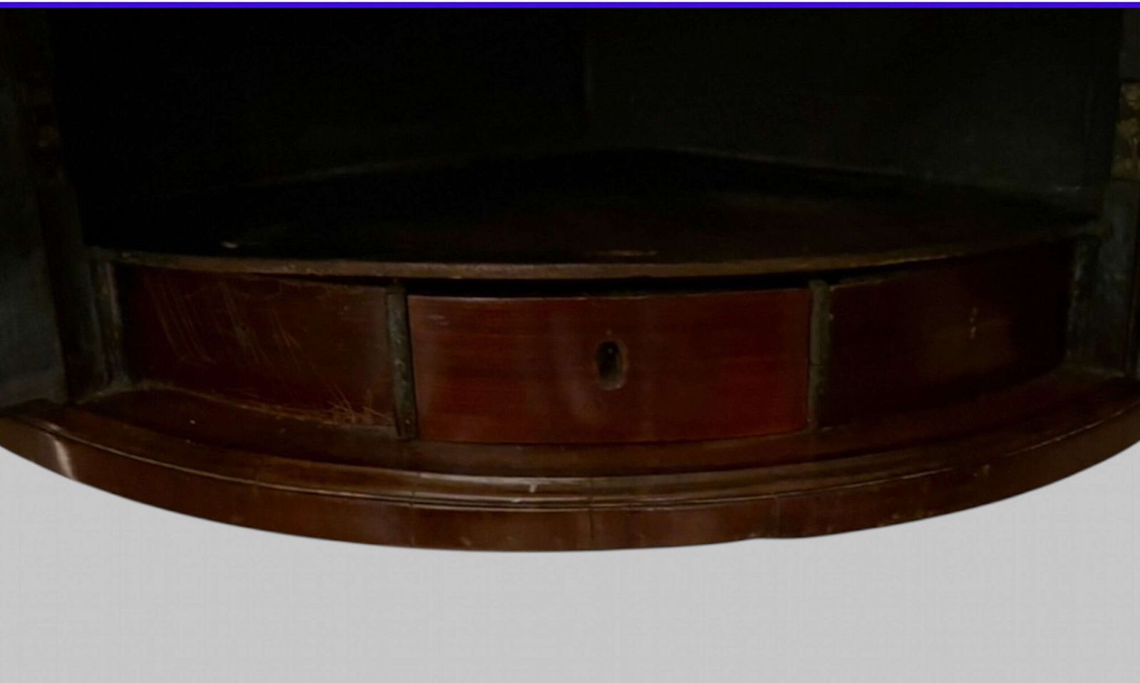 A Late Georgian With Continental Empire Influence Mahogany Wall Cabinet photo vinterior