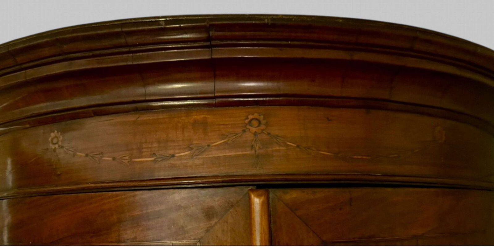 A Late Georgian With Continental Empire Influence Mahogany Wall Cabinet photo buy