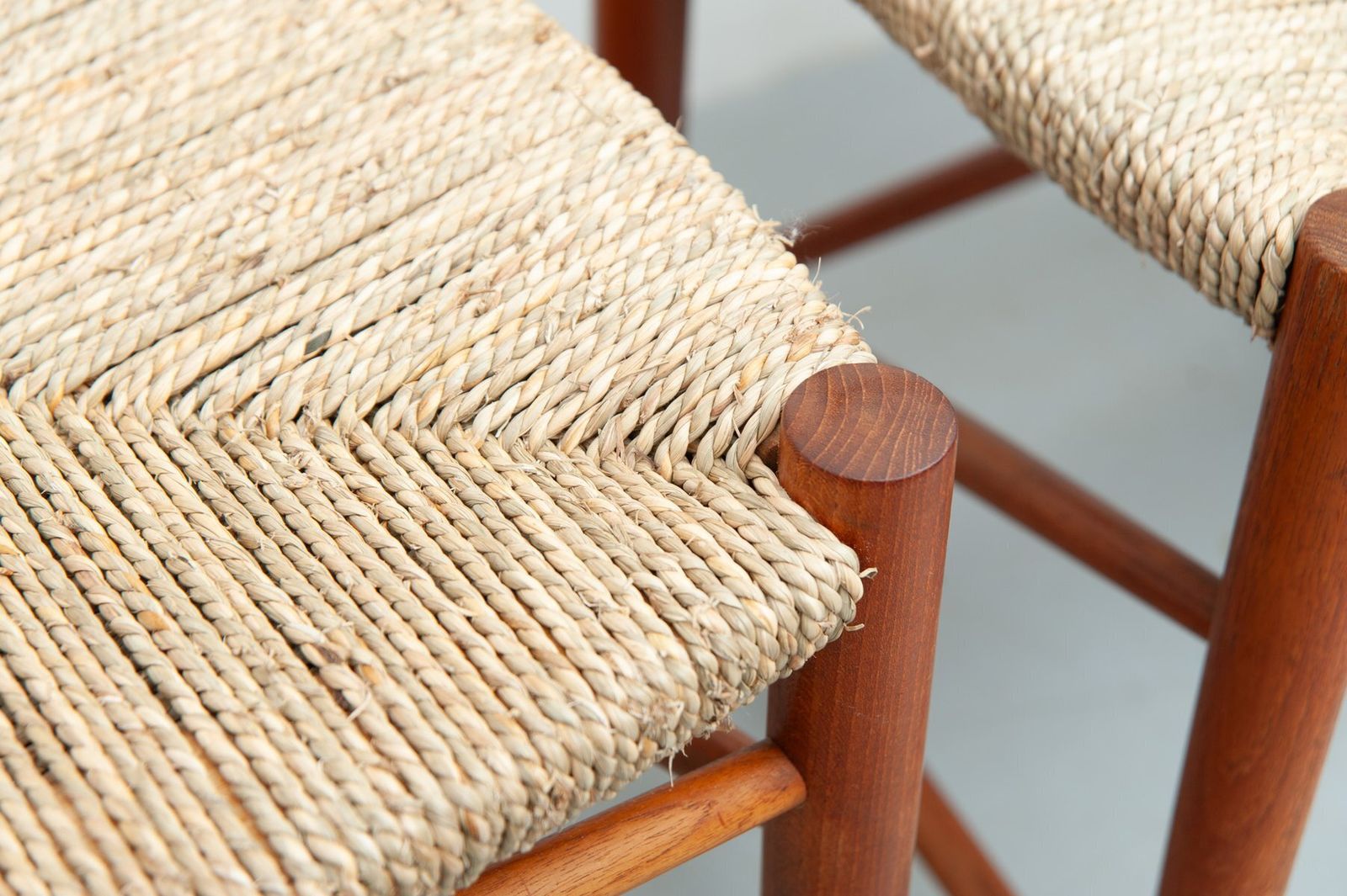 Vintage Teak Dining Chairs By Peter Hvidt And Orla Mølgaard Nielsen For Søborg Møbelfabrik, 1950s, Set Of 4 photo for sale