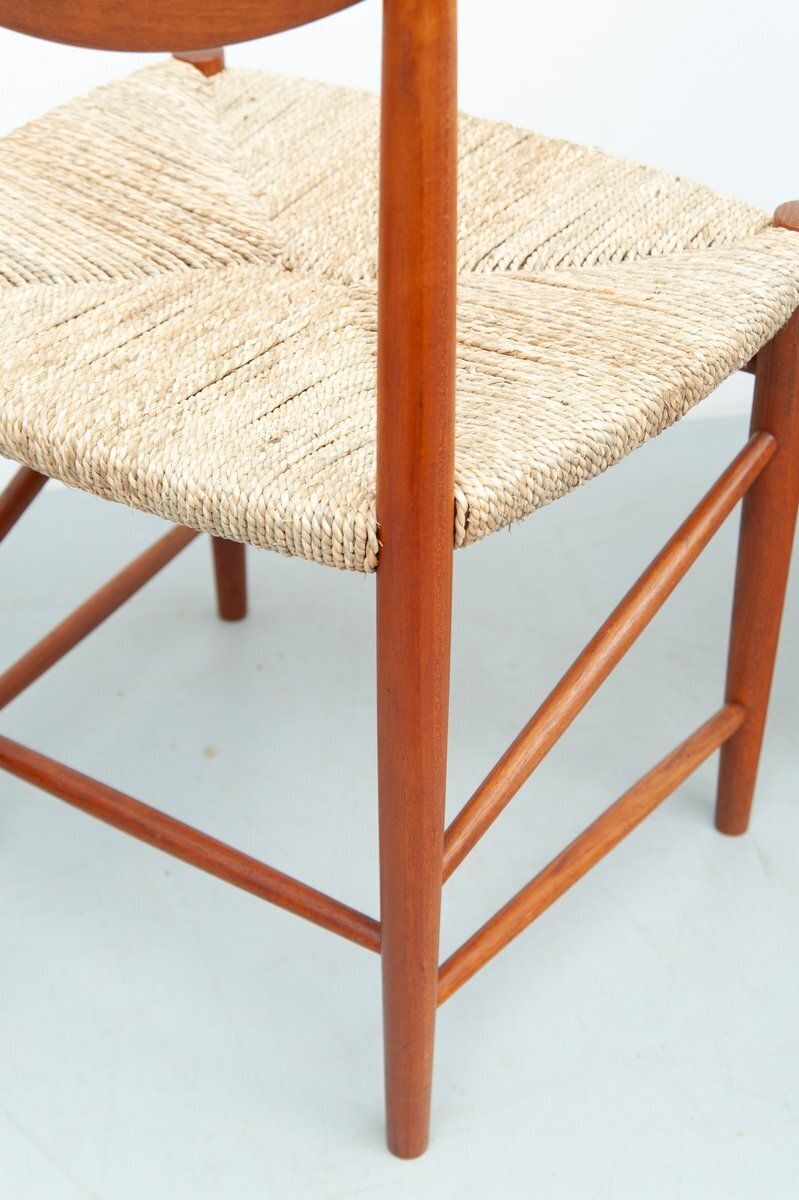Vintage Teak Dining Chairs By Peter Hvidt And Orla Mølgaard Nielsen For Søborg Møbelfabrik, 1950s, Set Of 4 photo 3036.0