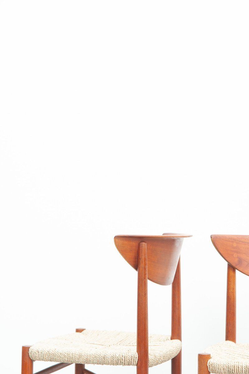 Vintage Teak Dining Chairs By Peter Hvidt And Orla Mølgaard Nielsen For Søborg Møbelfabrik, 1950s, Set Of 4 photo vintage