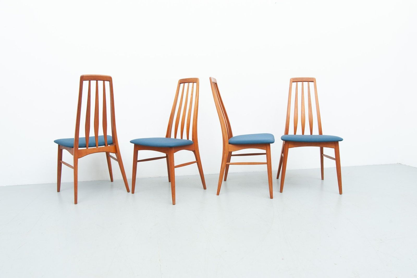 2906.0 Eva Chairs In Teak By Niels Koefoed For Koefoed Hornslet, 1960s, Set Of 8 photo