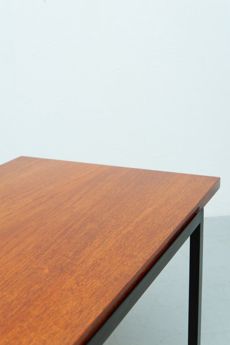 Furniture T Angel Coffee Table In Teak By Florence Knoll For Knoll Inc. / Knoll International, 1950s photo