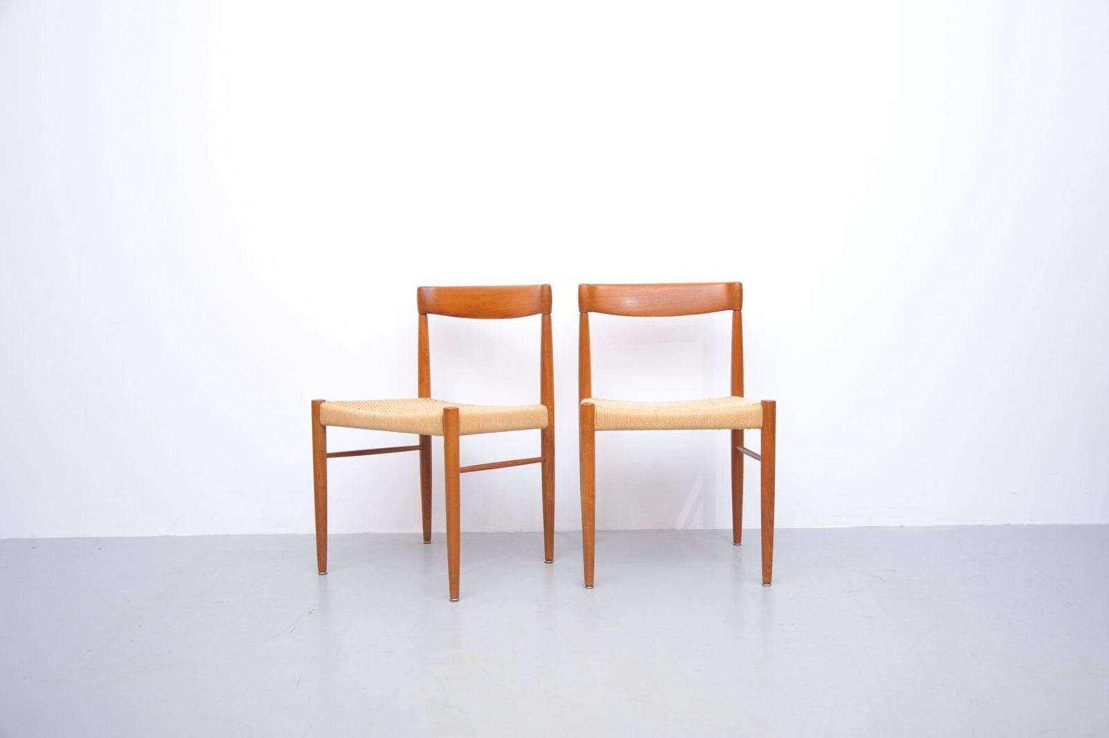 Teak Chairs By H. W. Klein For Bramin, 1960s, Set Of 2