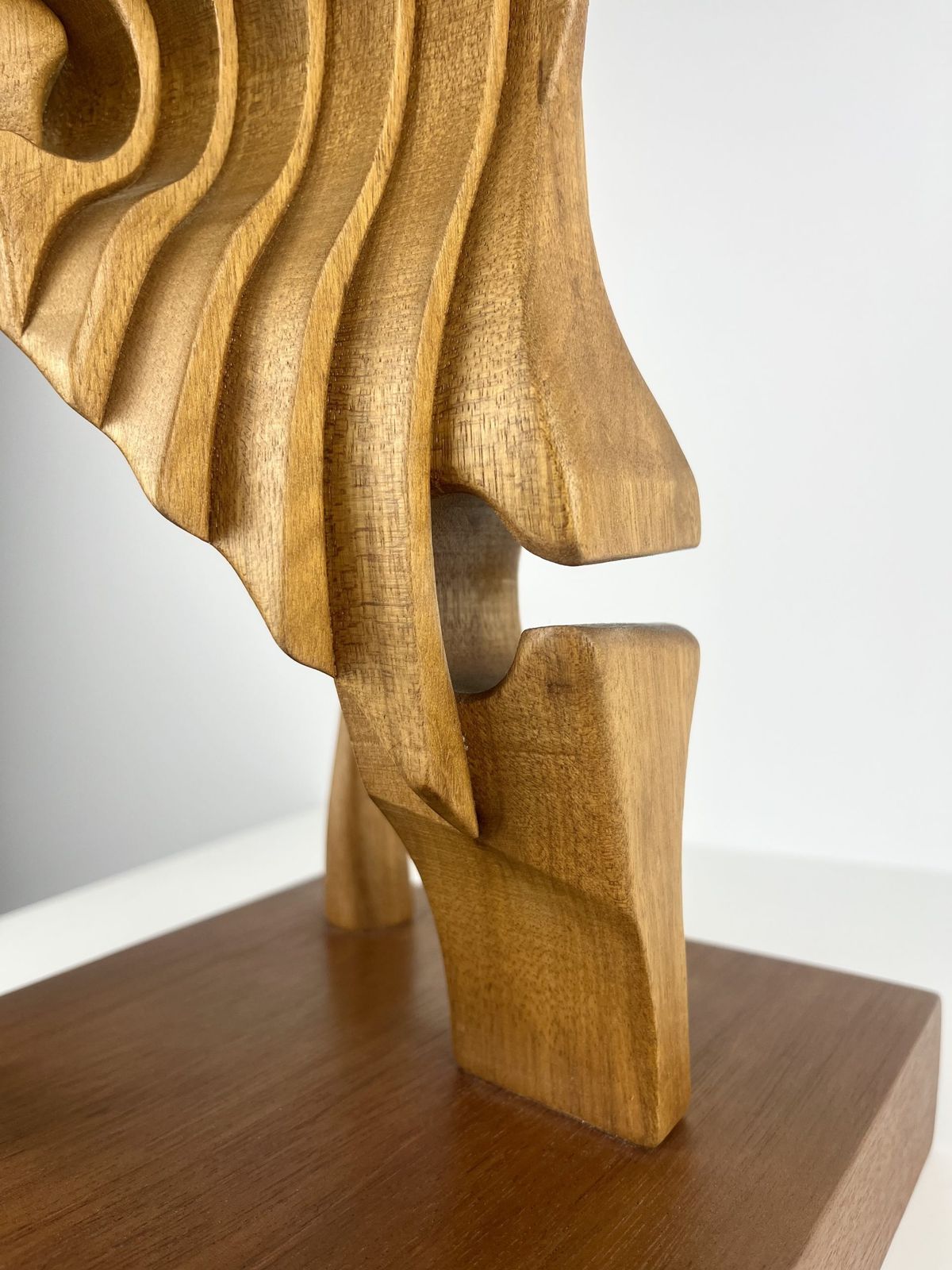 photo for sale Brian Willsher Interlocking Mask Sculpture, Signed & Dated 1999