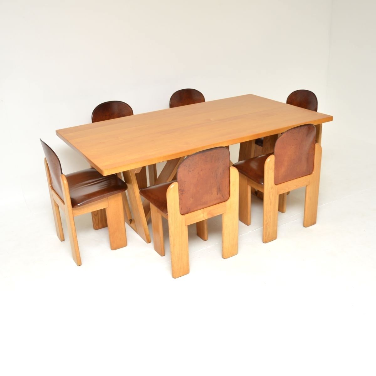 Vintage Italian Dining Table And Chairs By Silvio Coppola photo for sale
