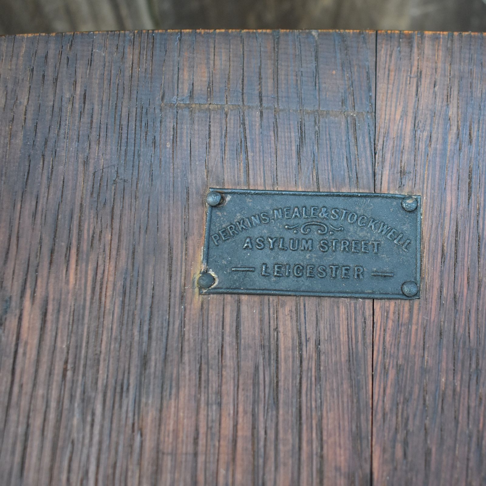 Antique Perkins Neale & Stockwell Of Leicester Oak Gothic Chapel Church Chair photo for sale